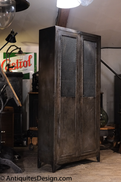 armoire forte tolix grillage